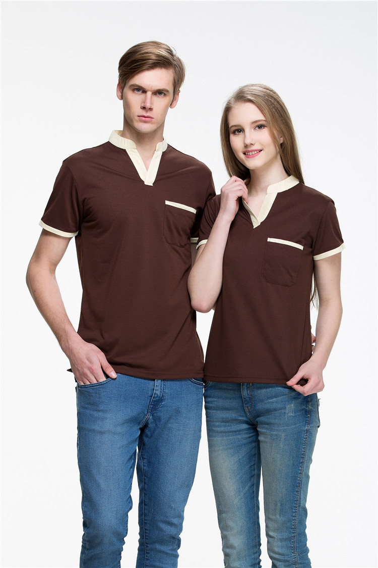 翻领工作服定做POLO衫定制短袖t恤文化广告衫DIY企业团体服印logo(图10)