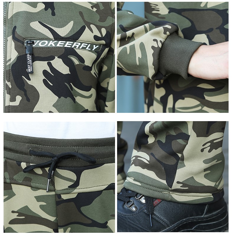 迷彩工作服套装男士新品户外长袖弹力工装汽修工程劳保服工服(图16)