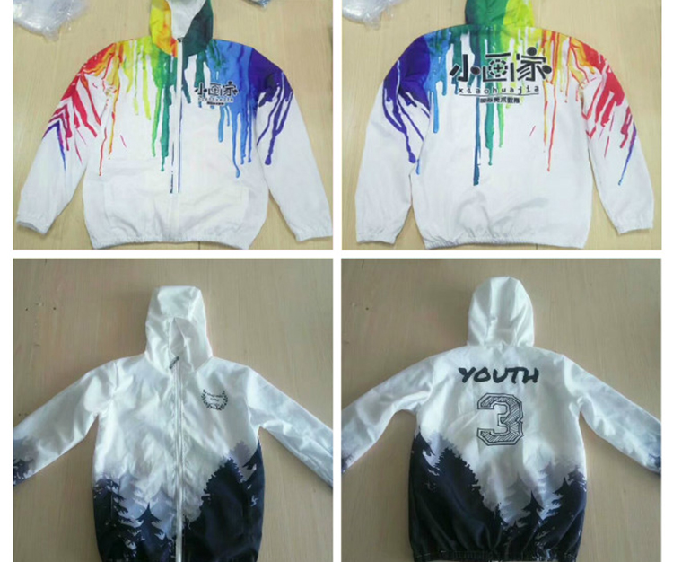 班服定制风衣外套运动会学生卫衣定制印制logo衣服加绒套头文化衫(图16)