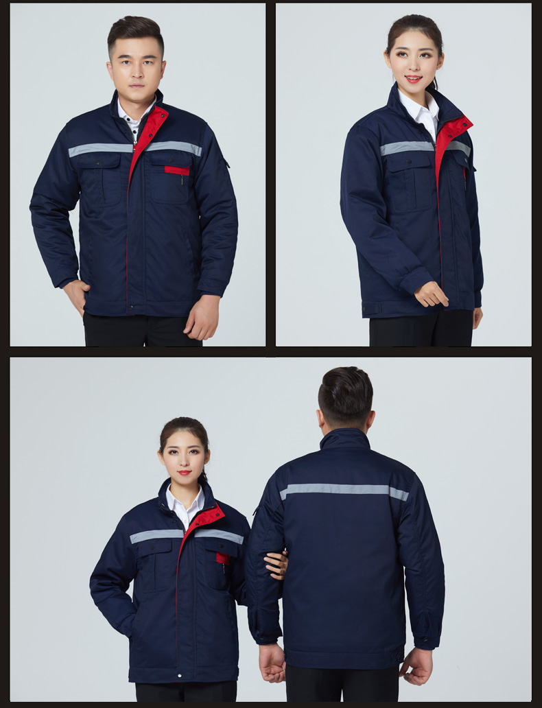 冬季工作服棉衣男加厚活里活面棉服防寒工装上衣耐磨棉袄汽修服(图14)