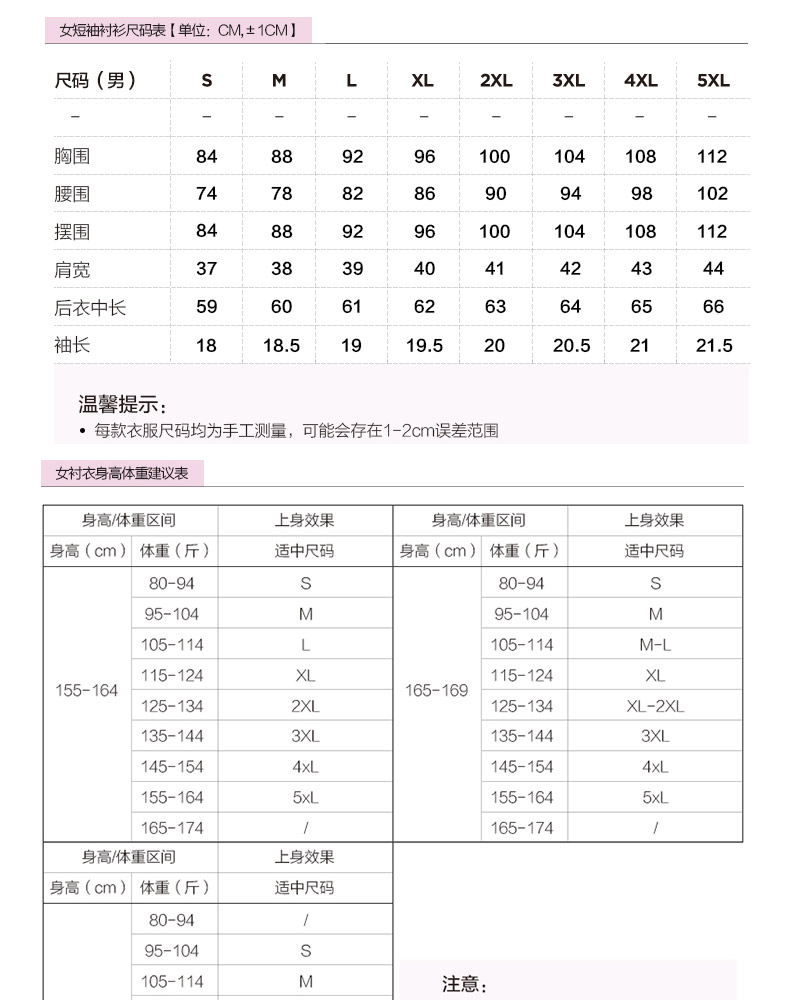 1877-品牌免烫高密度CVC平纹-男女同款短袖 2色(图8)
