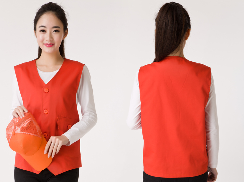 定制志愿者马甲印logo定做工作服广告马夹义工服活动工装背心印字(图15)