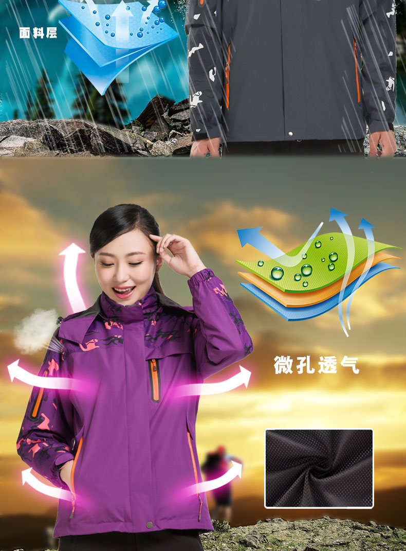 1574322192941420.jpg 迷彩冲锋衣男潮女工作服队服班服工装冬季定制logo印字队服校服厚(图4)