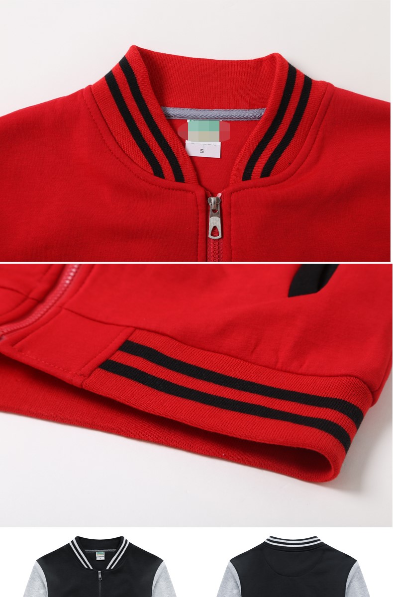 长袖立领卫衣定制酒店服务员工作服秋冬装加厚印logo超市卖场制服(图16)