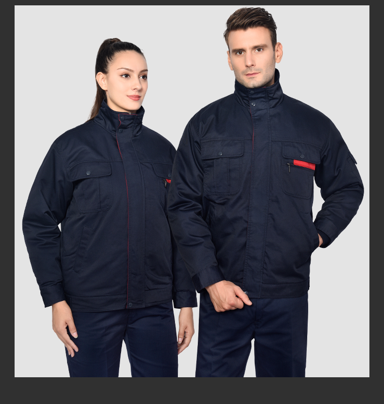 工作服棉衣男冬季加厚耐磨保暖防寒服劳保棉袄工厂车间可拆卸冬装(图13)