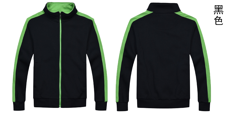 秋冬装快餐火锅店服务员工作服长袖卫衣定制超市工装加厚外套印字(图5)