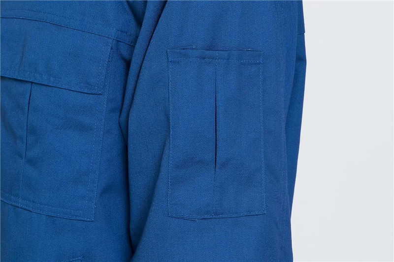 长袖工作服套装男定制印字团购春秋工装车间厂服耐磨汽修服劳(图10)