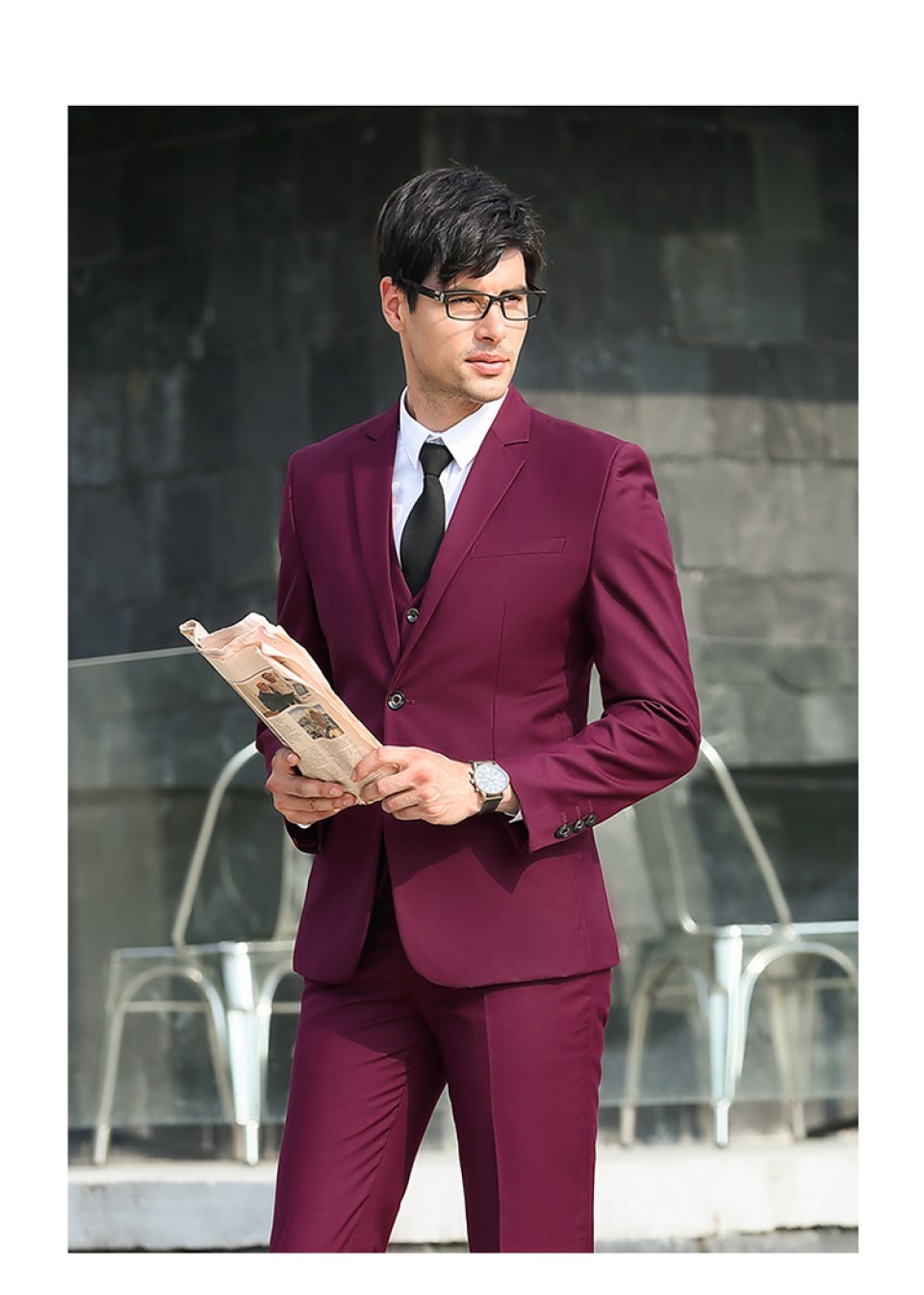 男女款长裤西裤商务职业气质正装高端面料(图19)