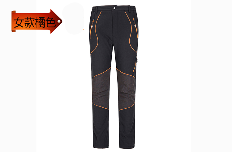 冲锋裤男加绒加厚防水防寒冬季户外宽松大码弹力小脚迷彩冲锋裤女(图32)