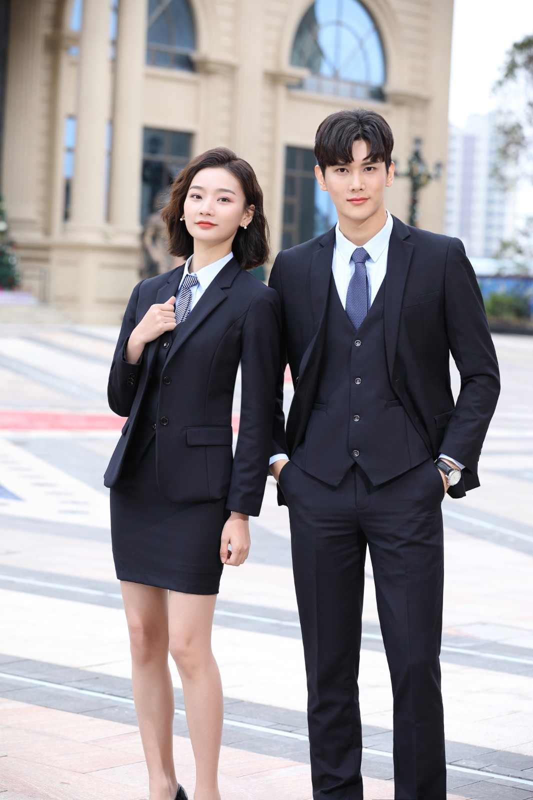 藏青色AB款 春秋加厚(图3)