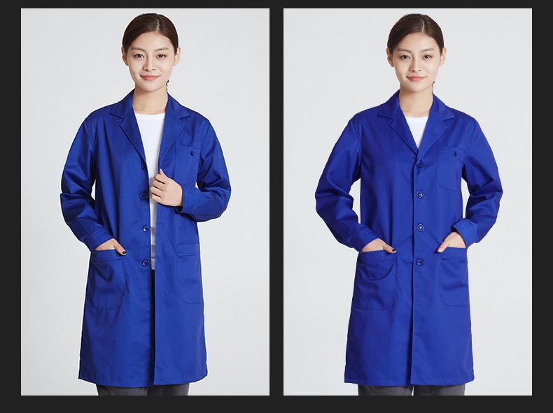 大褂工作服外套男长袖定制LOGO长款工装库房服装防尘罩衣劳保服(图20)