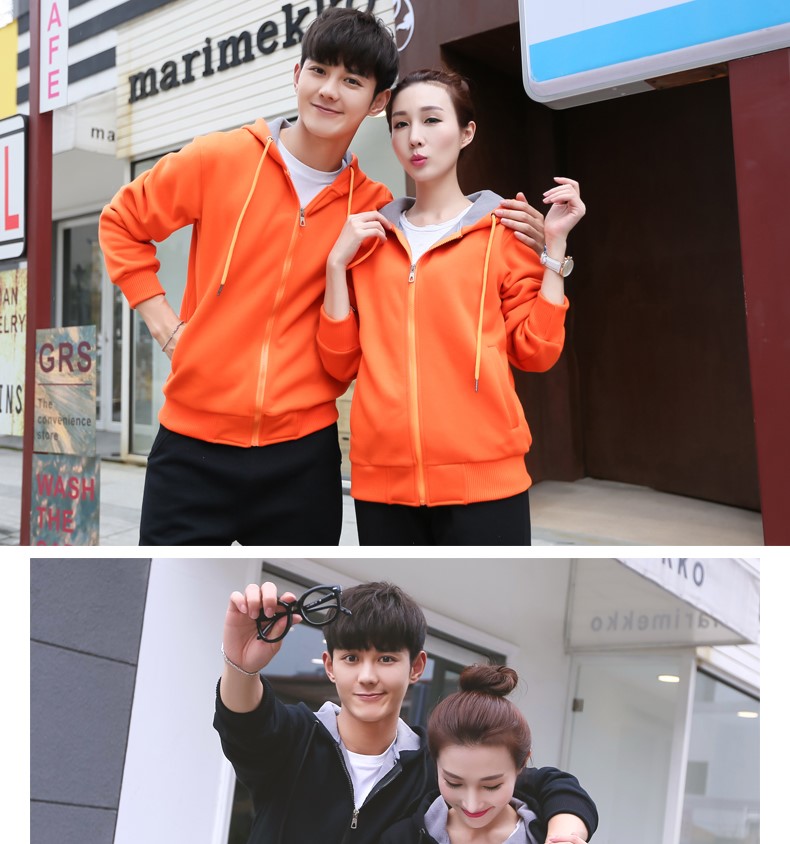 卫衣定制印字LOGO班服同学聚会DIY长袖加绒广告文化衫工作服订做(图11)