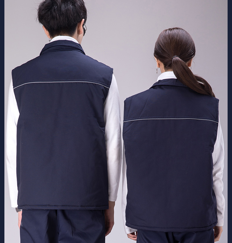 广告马甲工作服马甲摄影背心汽车美容秋冬棉工程马甲定制印LOGO(图19)