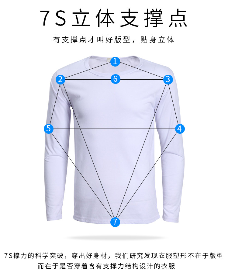男装秋季男士长袖t恤定做圆领团体班服工作服定制印字青春流行(图4)