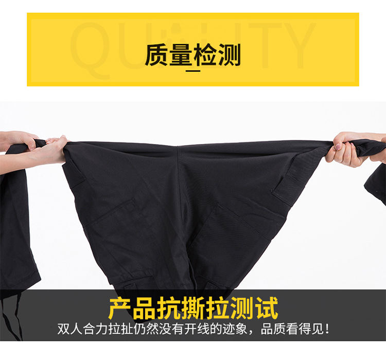 保安作训服2019新款保安工作服套装男长袖春秋安保物业制服装定制(图1)