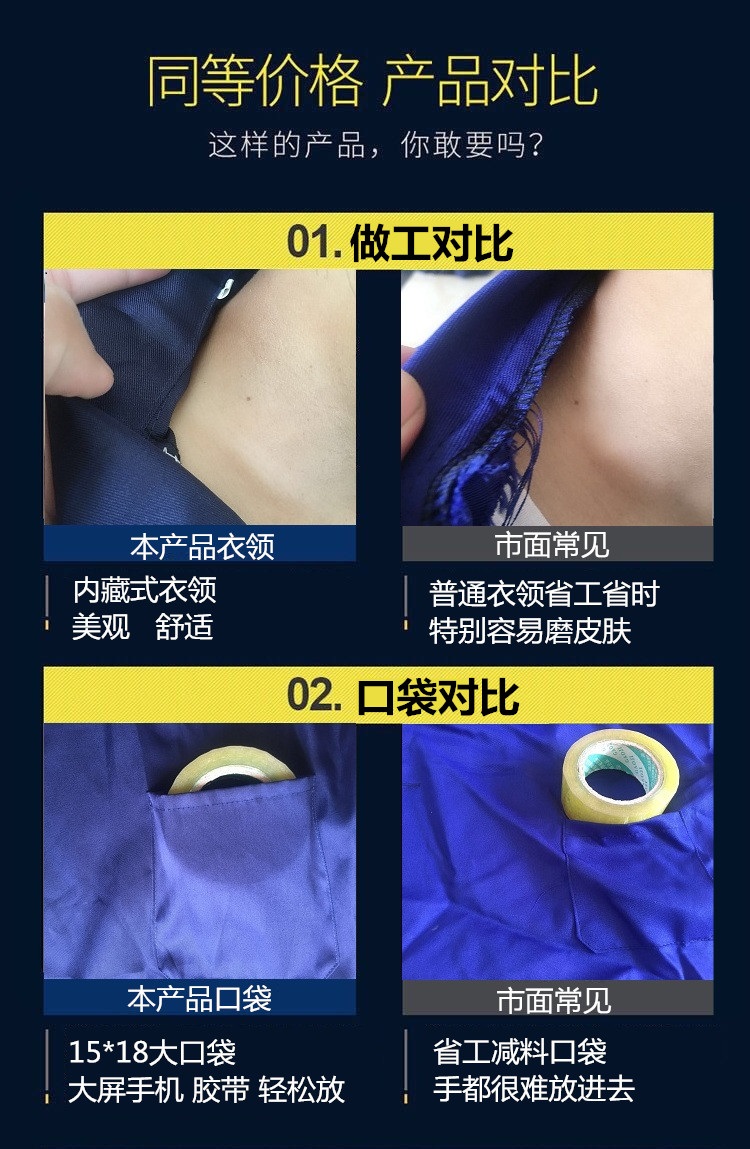 1577345815679834.jpg 迷彩大褂长袖工作服搬运服工厂车间劳保服防污外套工程服定制(图2)