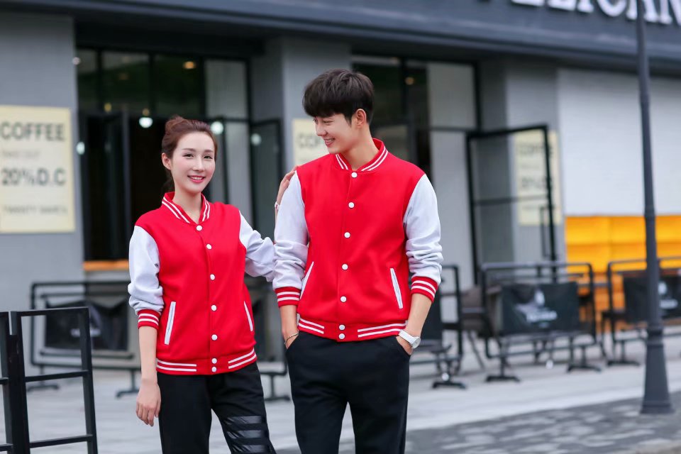 diy棒球服定制卫衣logo团队服装定做班服印字外套长袖工作服刺绣(图5)