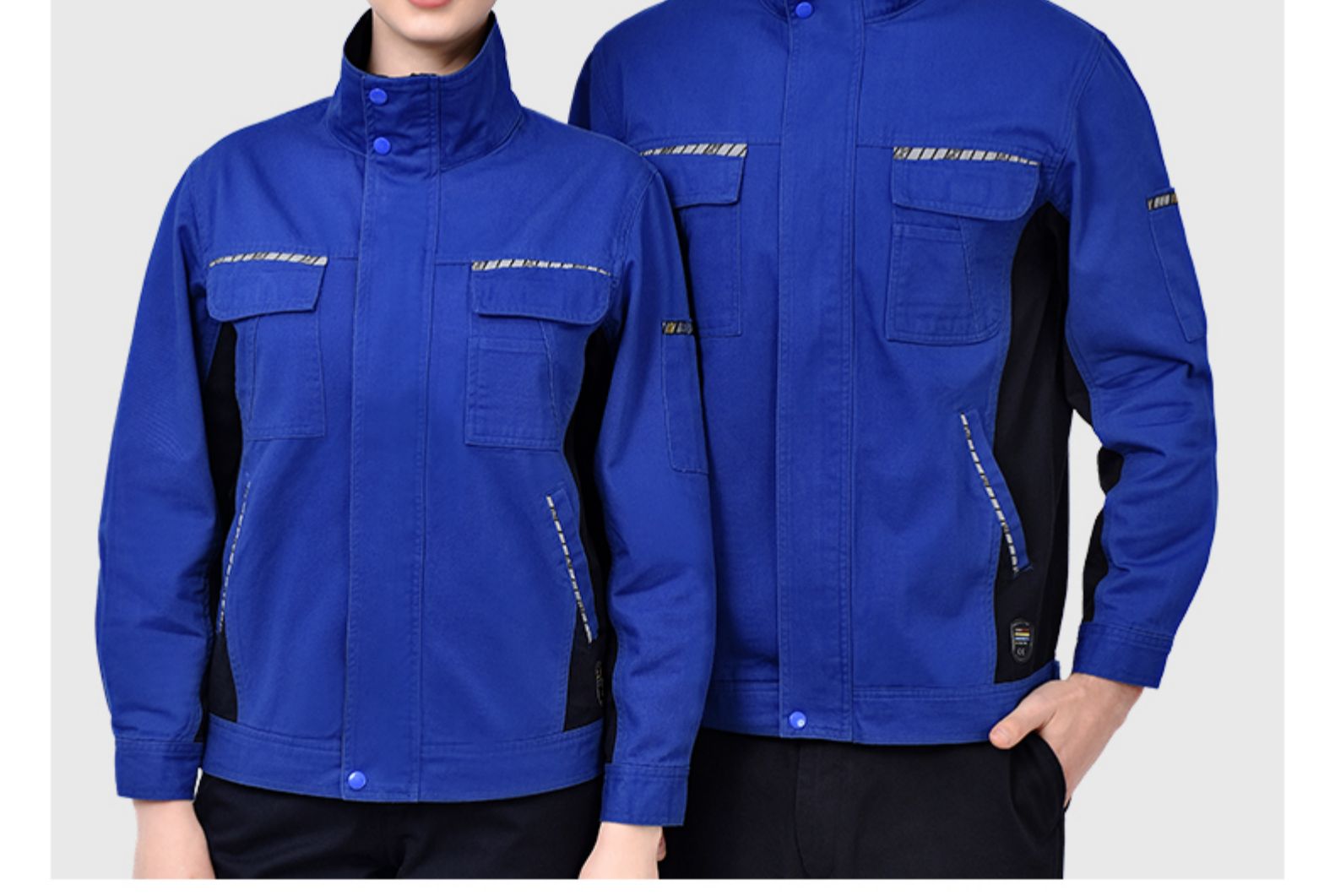 纯棉秋冬季长袖工作服套装男士维修汽修服全棉电焊防烫阻燃劳保服(图33)