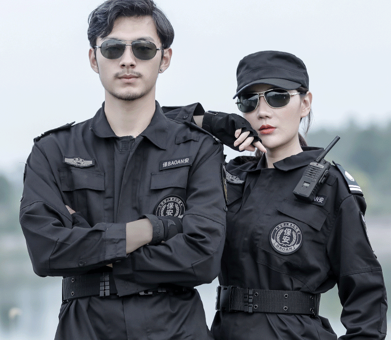 特种兵训作服套装黑色男作战训练服春秋款耐磨保安工作服女战术服(图15)