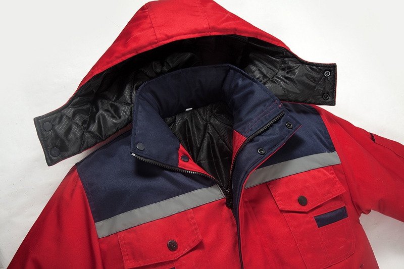 工作服棉衣防寒劳保加厚工程服冬装汽修维修师男厂服反光条棉袄(图22)