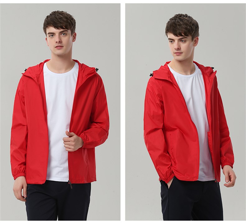 秋冬季男女风衣长袖外套员工衣团体活动服薄款工装工作服定制logo(图8)