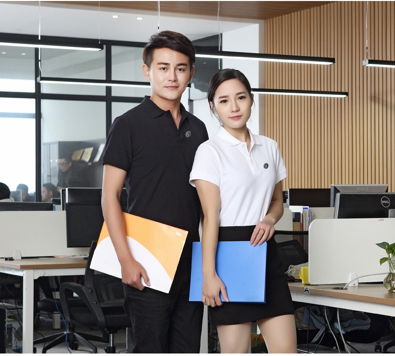 polo衫定制刺绣印字t恤翻领工作服短袖定做文化订企业体恤logo桖(图16)