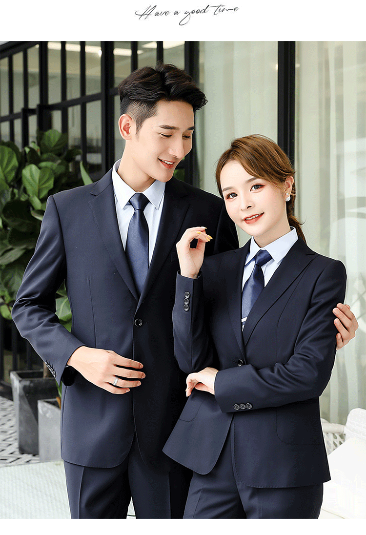 6701# 藏青色70%羊毛料男女西装(图10)