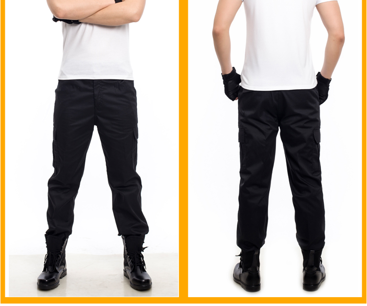 1577433354671897.jpg 夏季保安短袖作训服T恤DIY定制刺绣吸汗工作服户外物业安保服套装(图5)