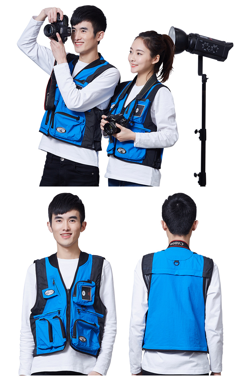 摄影马甲定制印logo钓鱼婚庆广告户外多口袋导演背心志愿者工作服(图18)