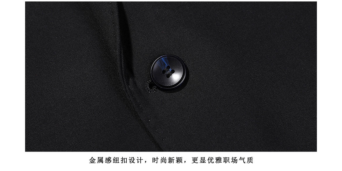 CQ666#男女西装套装高档仿毛哔叽(图6)