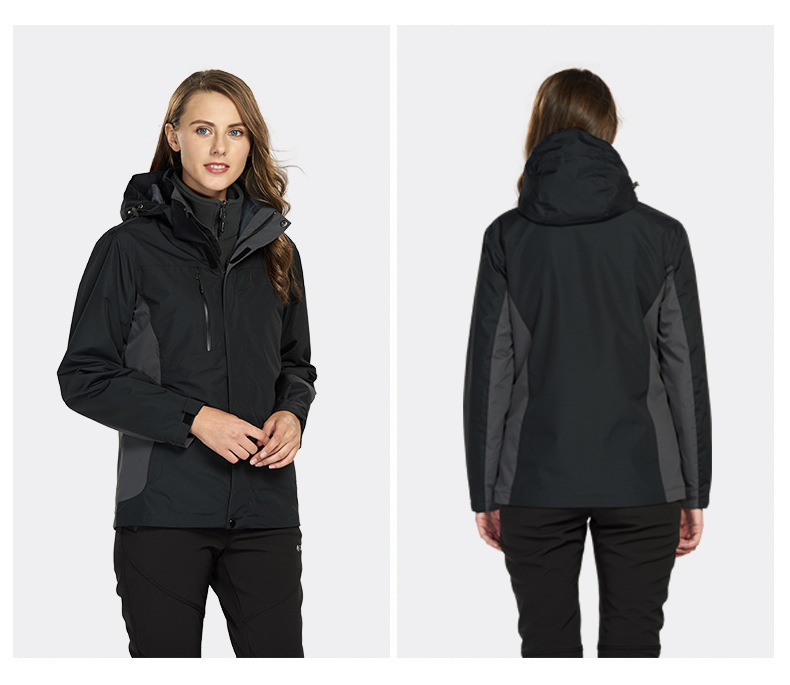 百炫冲锋衣定制三合一可拆卸户外防水保暖外套工作服定制印logo(图20)