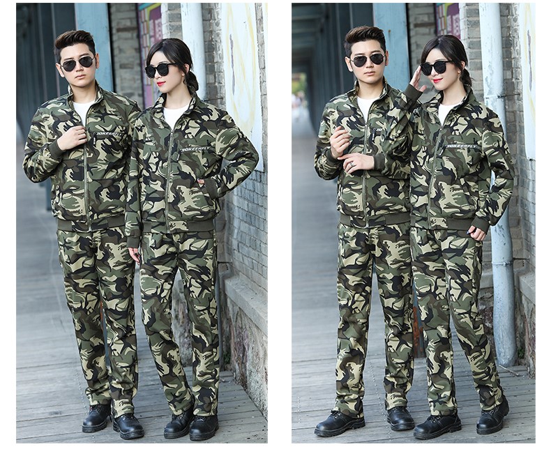 迷彩工作服套装男士新品户外长袖弹力工装汽修工程劳保服工服(图13)