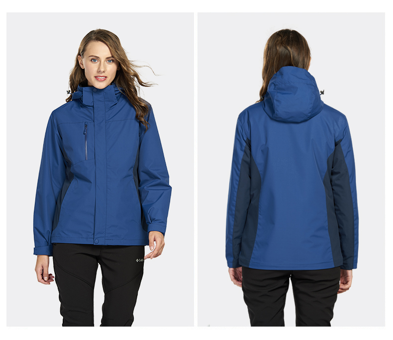 百炫冲锋衣定制三合一可拆卸户外防水保暖外套工作服定制印logo(图15)