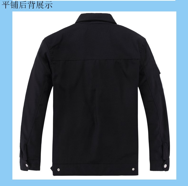 保安服套装保安制服春秋装学校酒店保安夹克保安工作服春季保安服(图8)