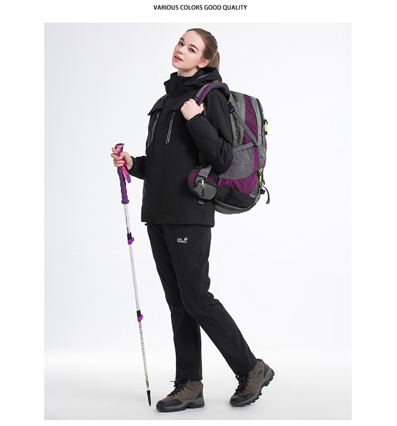 户外冲锋衣男女潮牌三合一两件套冬季加厚西藏防水滑雪定制登山服(图12)