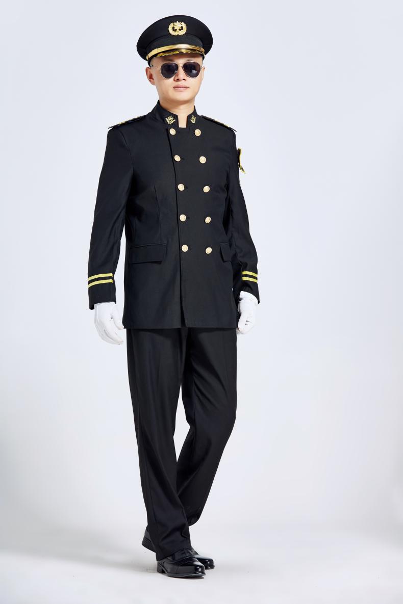 1577107085797865.jpg 新款春秋立领保安服形象岗礼宾服物业售楼部房产制服工作服套装男(图6)
