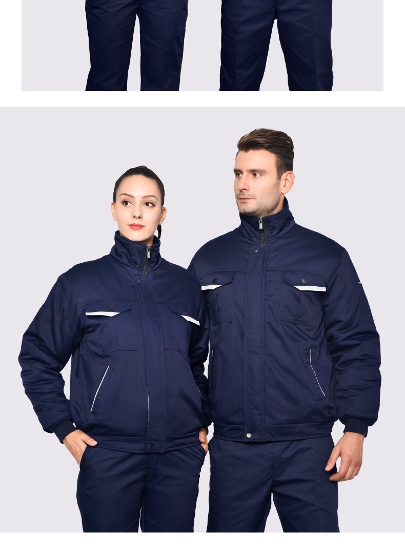 冬季工作服棉衣男女外套加厚防寒劳保服棉袄修理工厂车间棉服冬装(图12)