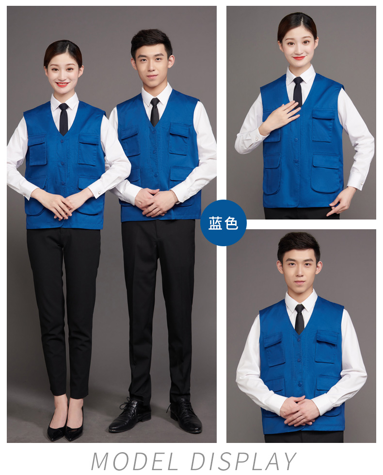 工程服马甲定制LOGO婚庆工地建筑多兜马夹装修广告影楼志愿者背心(图16)