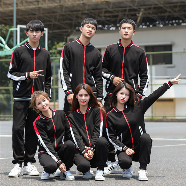 1573890137406820.jpg 冬季2020运动立领加绒卫衣学生班服定制工作服印logo开衫修身外套(图8)