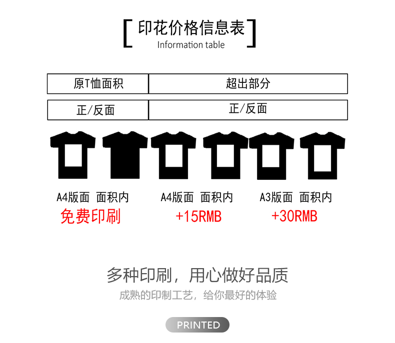 班服定制中袖t恤工作服短袖文化广告衫5分袖同学聚会团体印字logo(图3)