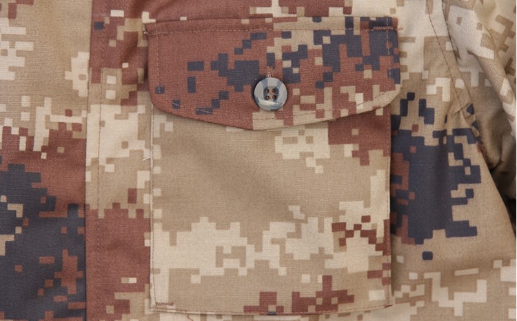 荒漠沙漠大衣加厚迷彩大衣冬季军大衣迷彩棉服防寒作训服棉大衣(图17)