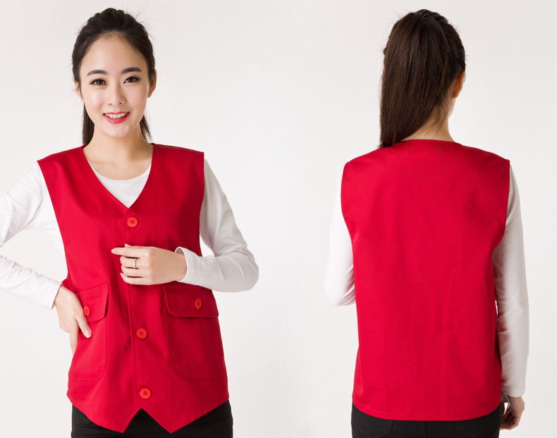 定制志愿者马甲印logo定做工作服广告马夹义工服活动工装背心印字(图13)