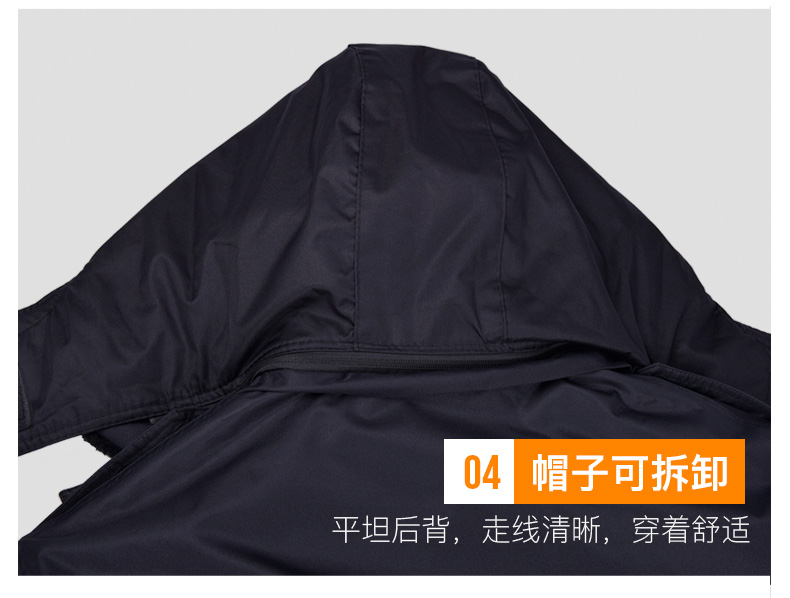 保安棉衣男冬季加厚工作服反光条棉服保安服冬装多功能大衣防寒服(图25)