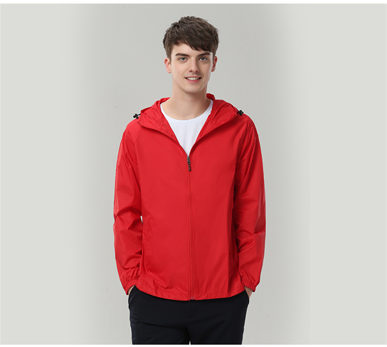 秋冬季男女风衣长袖外套员工衣团体活动服薄款工装工作服定制logo(图7)