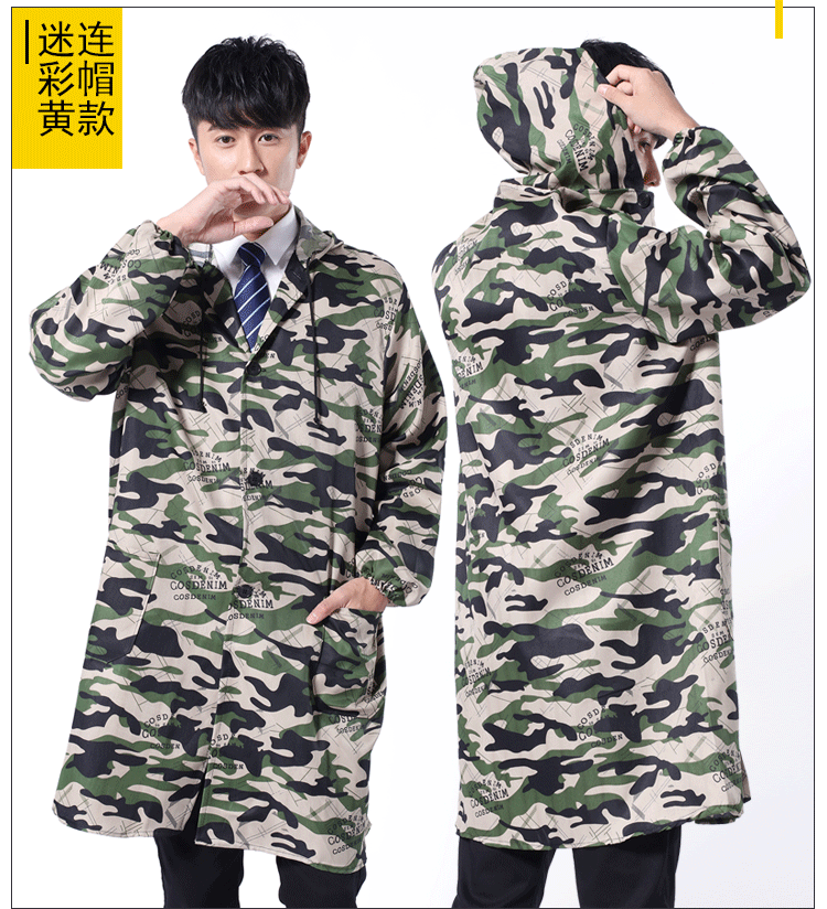 定制绿色褂工作服男长款上衣印字logo仓库搬运工装罩衣劳保服耐磨(图4)