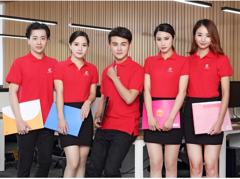 polo衫定制刺绣印字t恤翻领工作服短袖定做文化订企业体恤logo桖(图14)