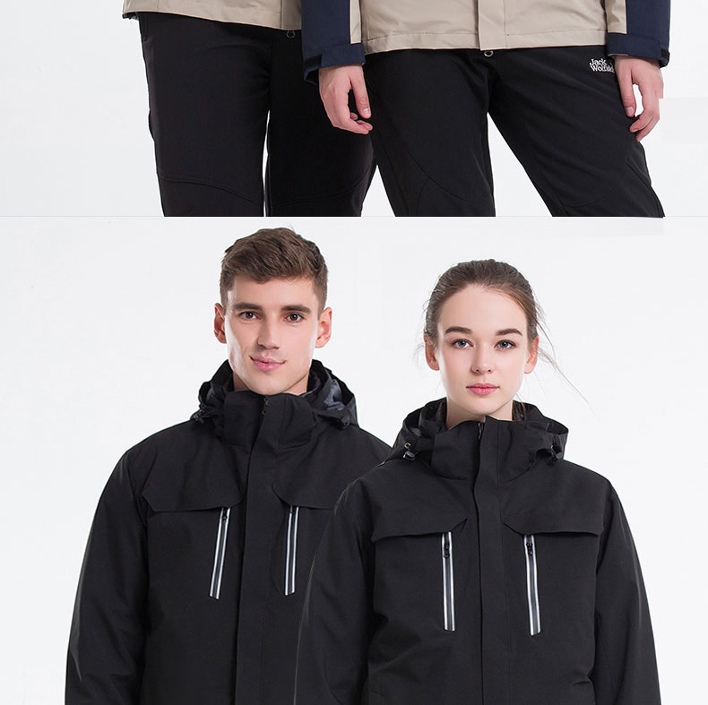 1574322943405613.jpg 户外冲锋衣男女加绒加厚三合一两件套定制印logo工作服冬季羽绒服(图10)