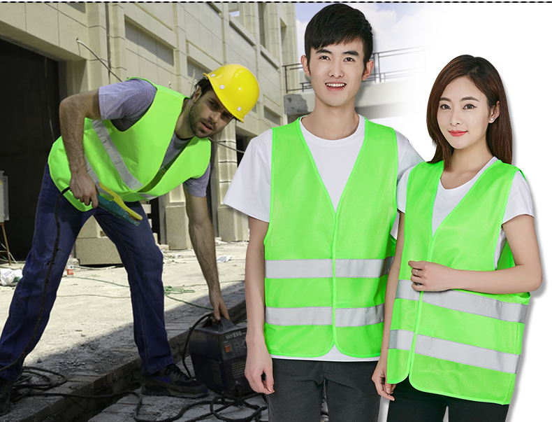 马甲定制印logo反光背心绿化工作服环卫安全服交通施工骑行反光衣(图15)