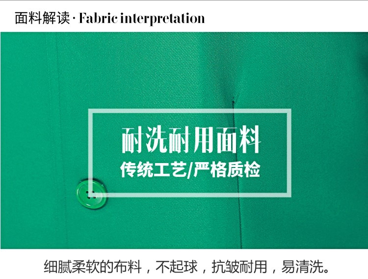 蓝大褂工作服男长袖耐脏仓库搬运搬货罩衣食品防尘印字劳保服定制(图4)