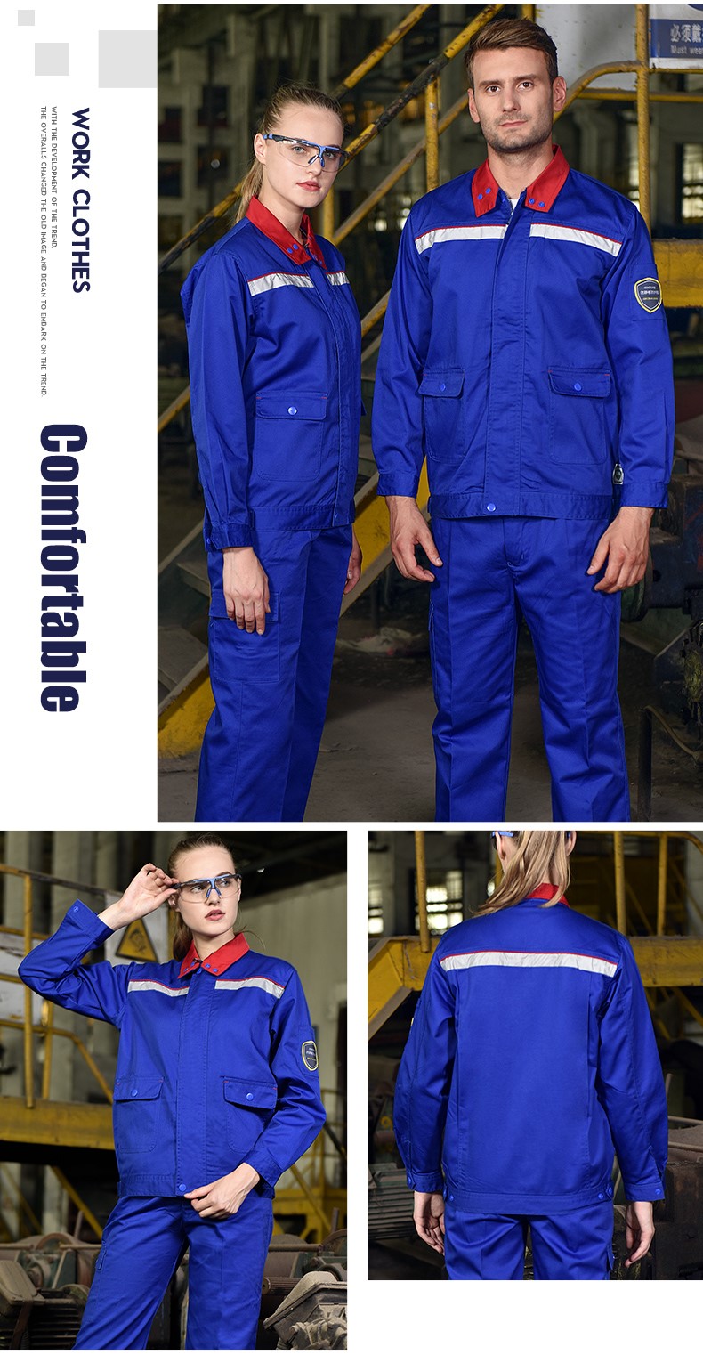 1573807146645455.jpg 春秋加厚防静电反光条工作服套装男工厂车间电工多口袋劳保服定制(图12)